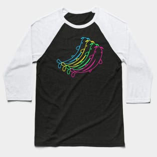 Fish 80s Neon Baseball T-Shirt